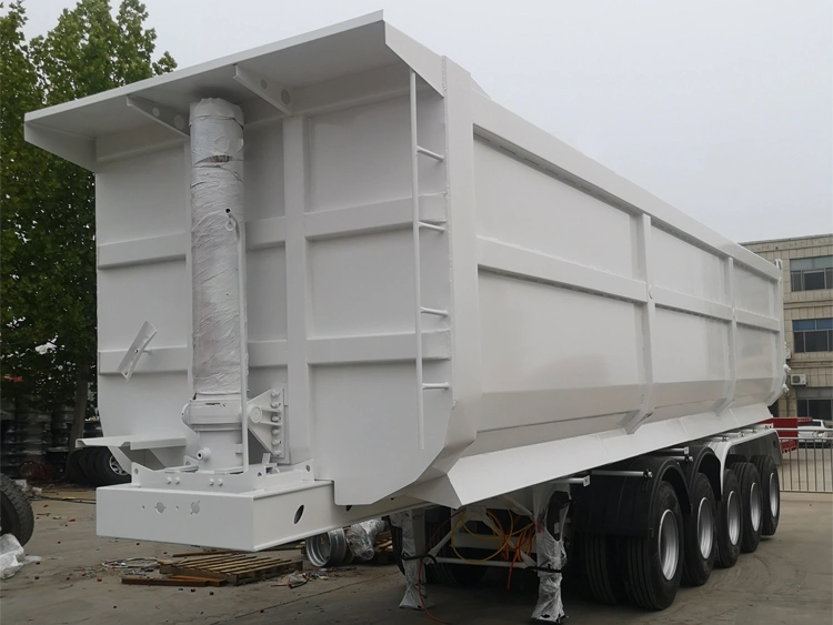 40 Cubic 2axle 3 Axle Tipper Semi Trailer Dump Trailer Manufacturer for Sale