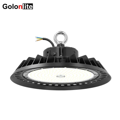 210lm/W Dim Store Gym Sport Court Factory Workshop Sensor Industrielle LED-Beleuchtung Low Bay Lampe 300W 250W 100W 150W 200W UFO LED High Bay Light für Lager