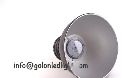 Lager, Fabrik, Marktplatz, Ausstellungsraum, Fitnessstudio, Büro, Geschäft, LED-Industriekuppel-Hochregallampe, 50 W, 80 W, 100 W, 150 W, 200 W, LED-Hochregalleuchte mit Reflektor